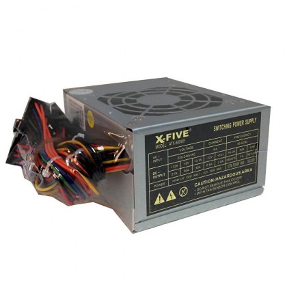 X-FIVE ATX-500WH 500W RATED ATX PSU Switching Power Supply X-FIVE ATX-500WH 500W RATED ATX PSU Switching Power Supply